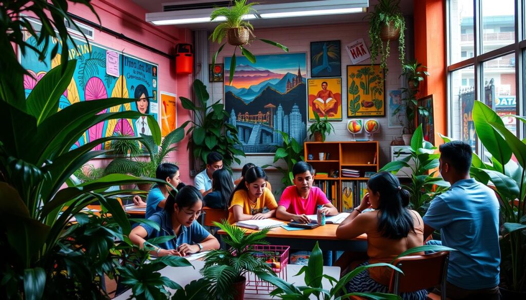 where to learn spanish in south america