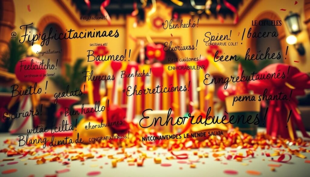 Spanish expressions for congratulations