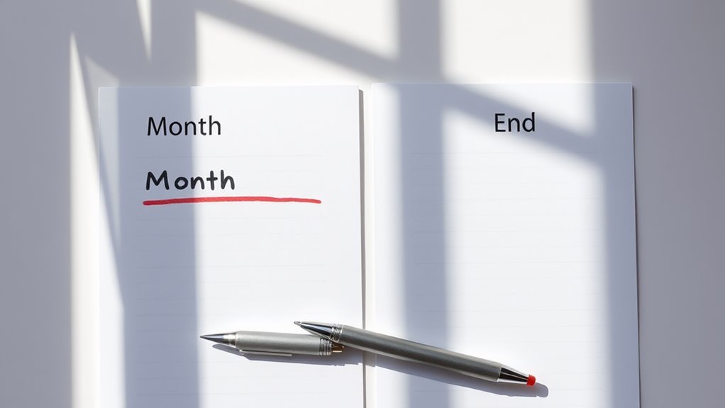 correct vs incorrect month endings